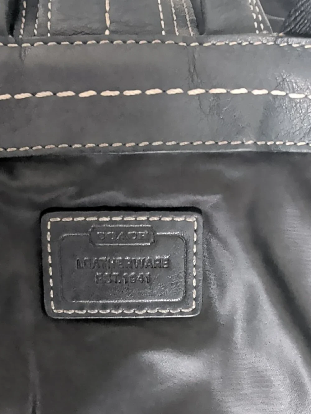 Authentic Vintage Coach Nylon & Leather Mini Backpack #1898
